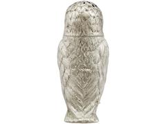 Antique Victorian Sterling Silver 'Owl' Pepperette