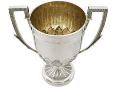 Antique Victorian Sterling Silver Presentation Trophy Cup