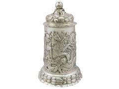 Antique German Silver Tankard