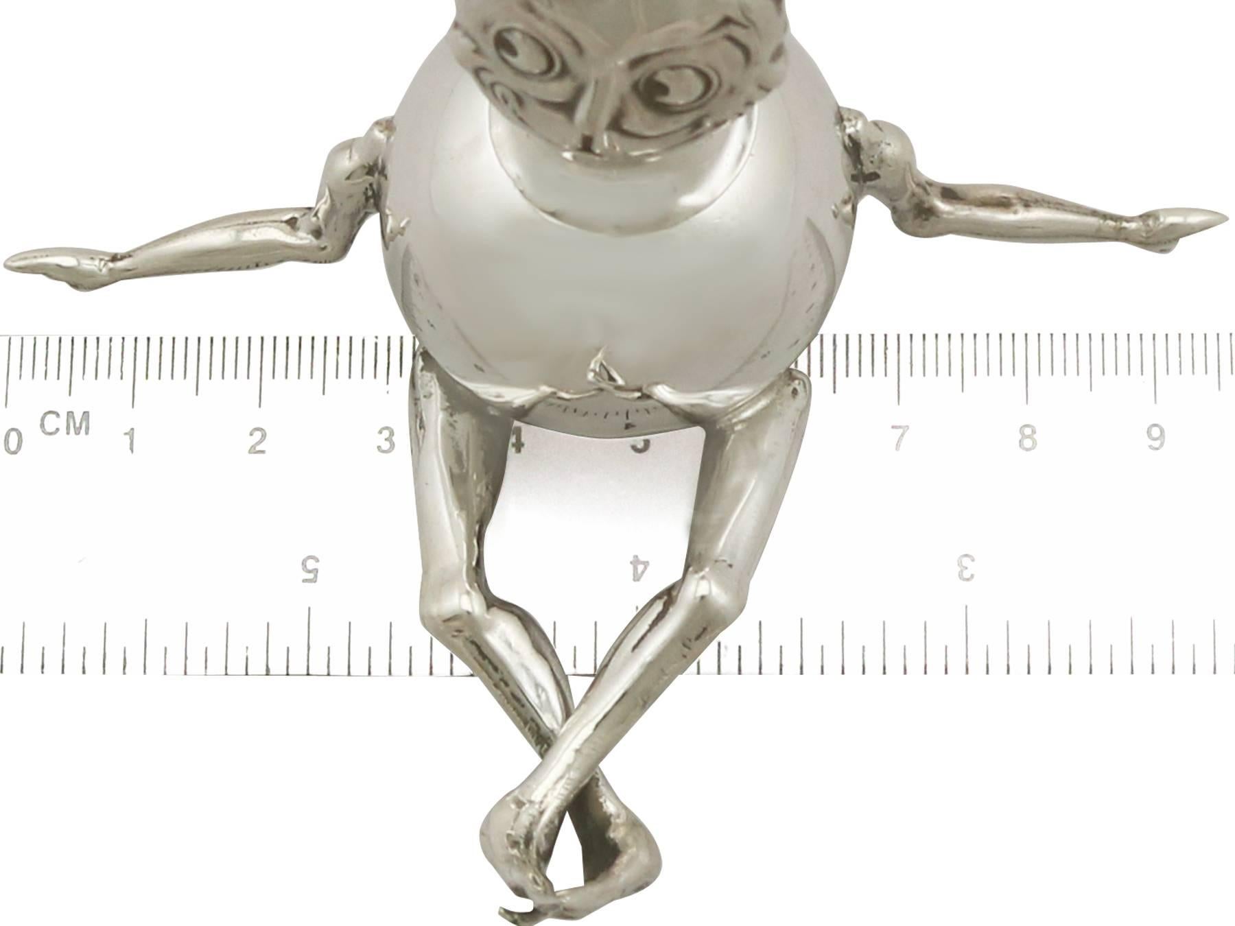 Antique George V Sterling Silver 'Figural' Table Lighter 3