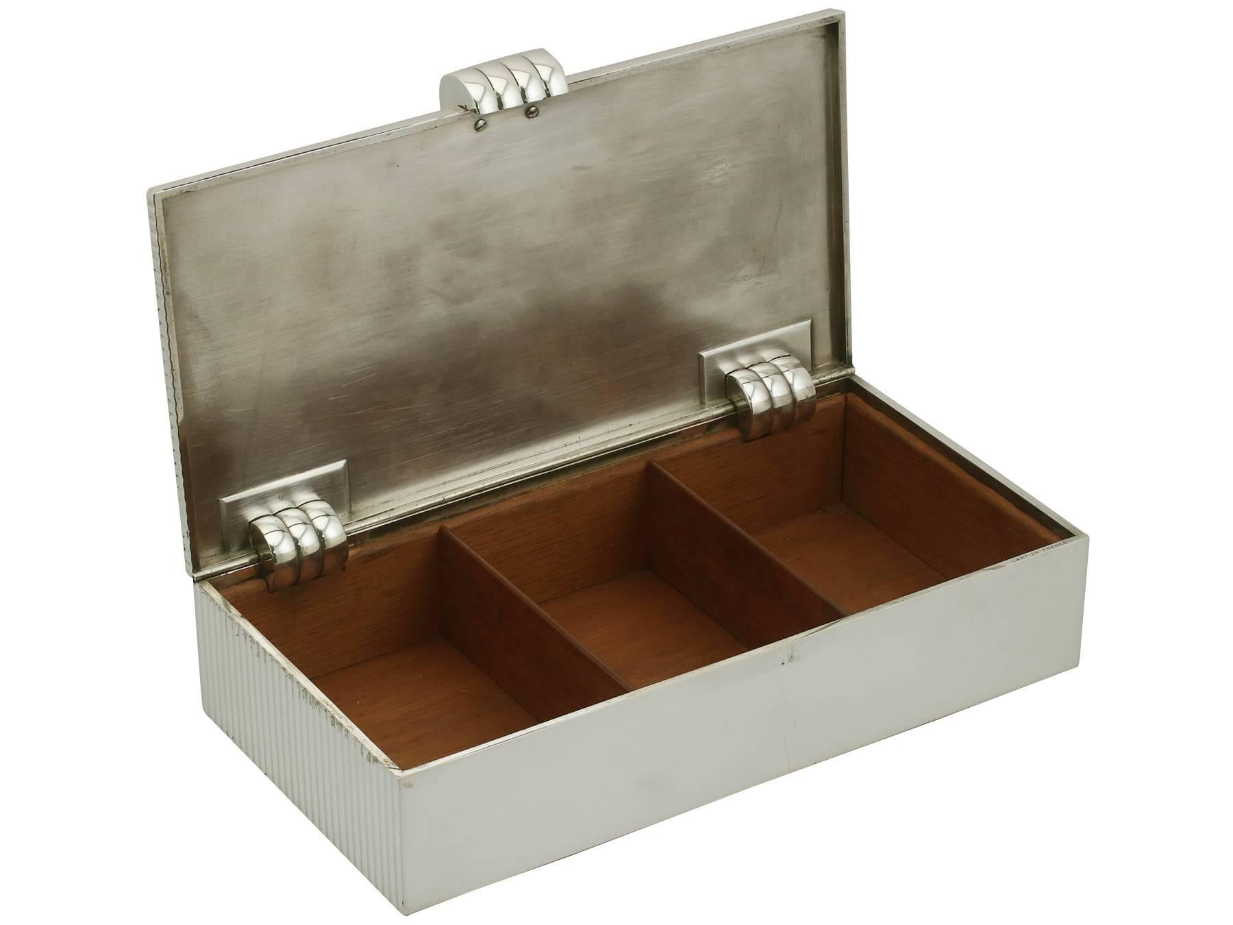 cartier silver box