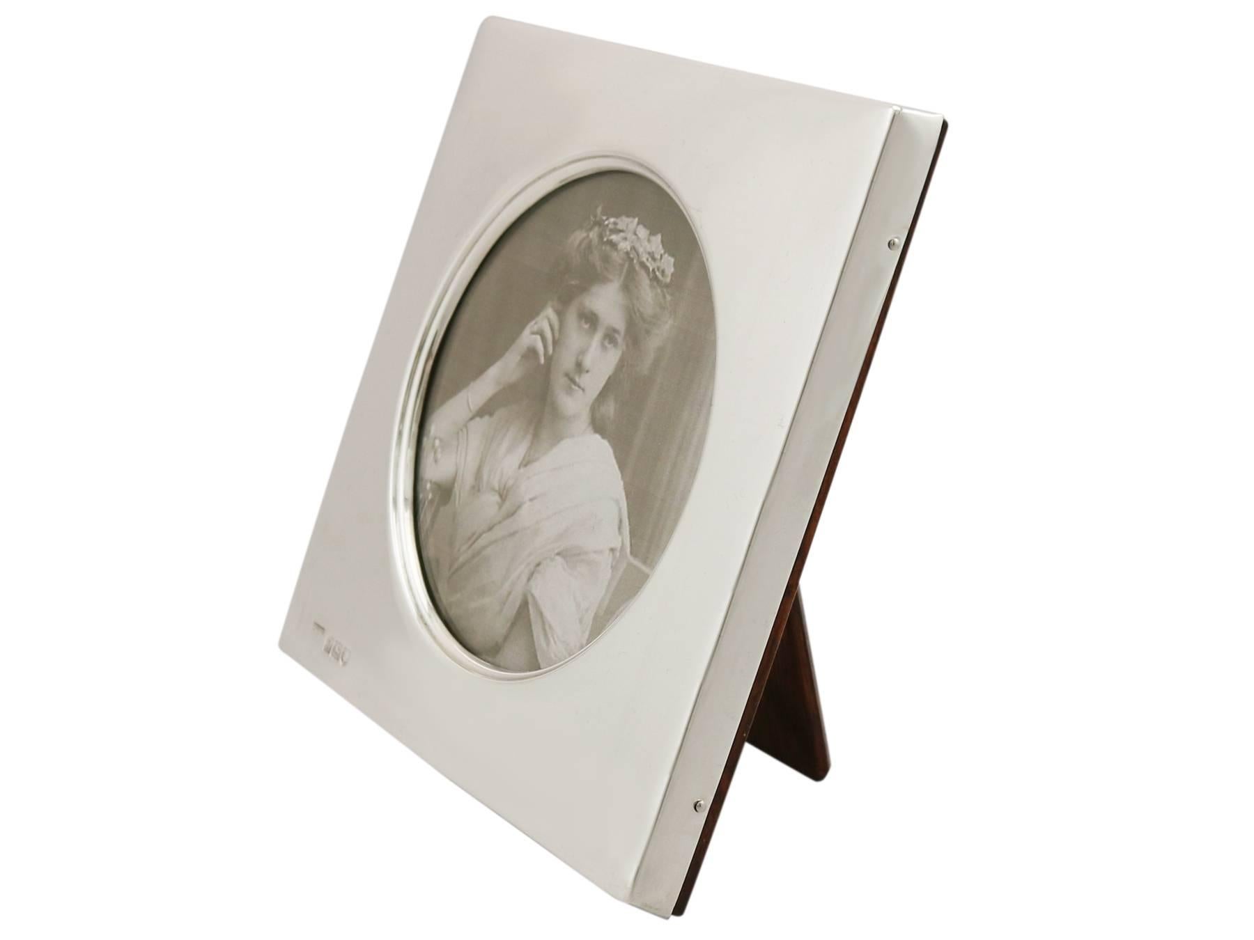 English Mappin & Webb Ltd Edwardian Sterling Silver Photograph Frame