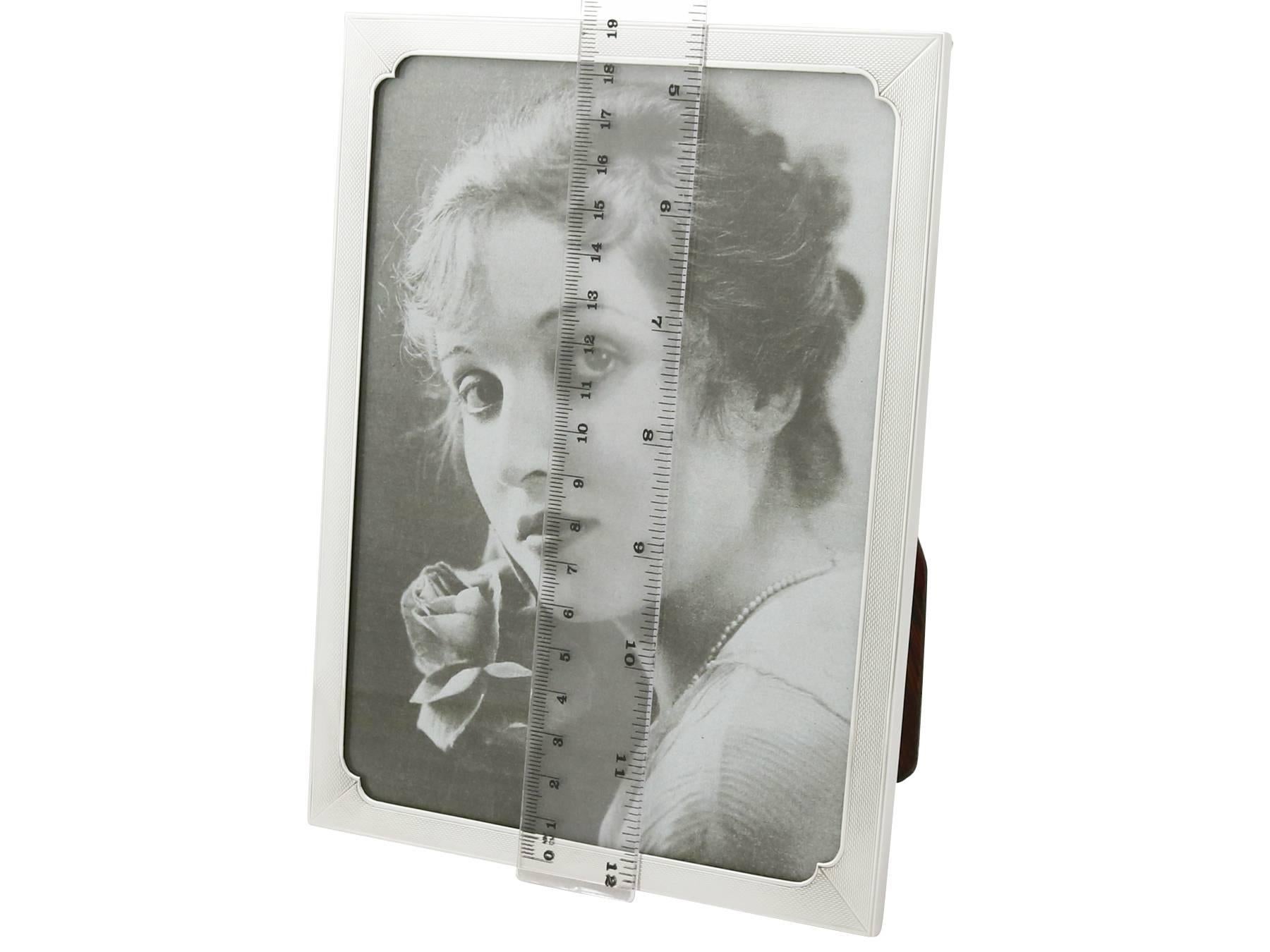 1940s Sterling Silver Photograph Frame 4