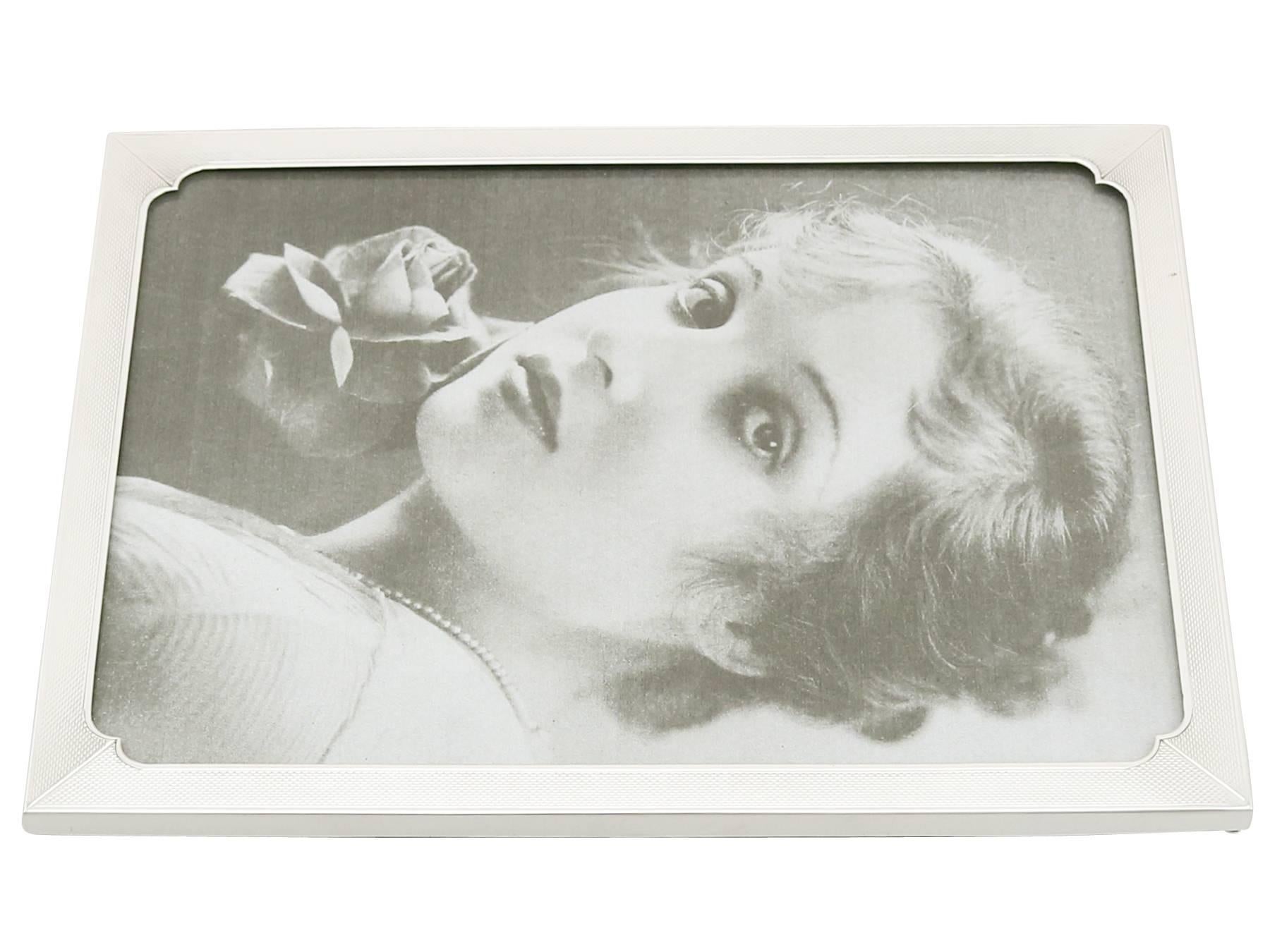 1940s Sterling Silver Photograph Frame 1