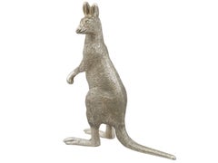 Modello di canguro in argento Sterling del 1900
