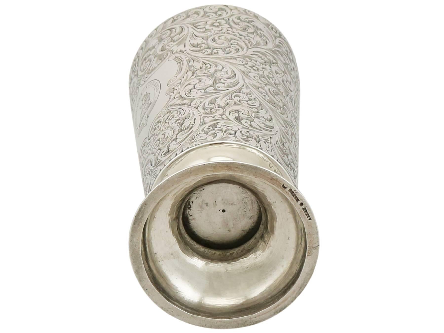 1870s, Indian Silver Vase 1