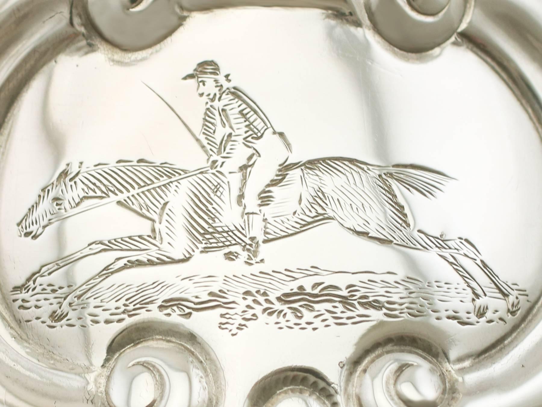 Mid-18th Century 1950s Georgian Sterling Silver Mug by John Langlands I