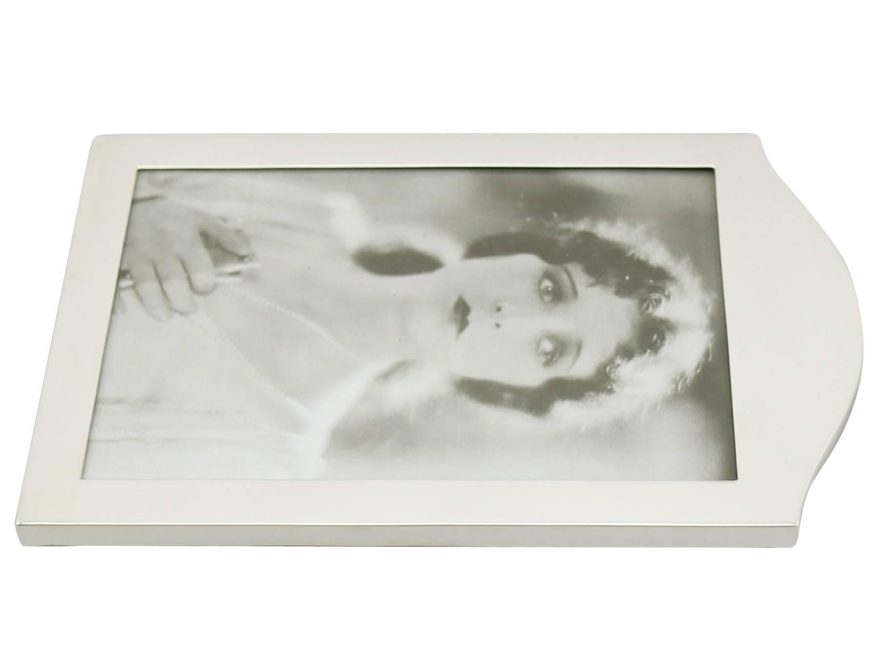 1919 Antique Sterling Silver Photograph Frame 2