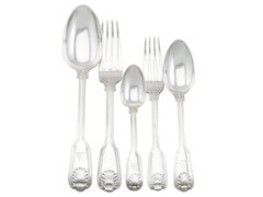 Sterlingsilber-Kantine mit Besteck für 18 Personen von William Eaton
