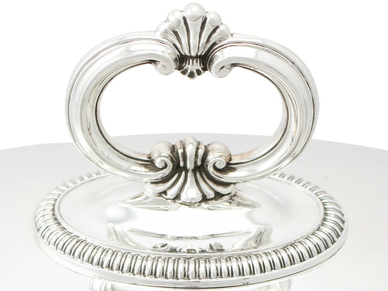 Edwardian Sterling Silver Dish Covers, 1908 1