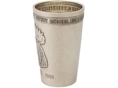 1900s German Silver Beaker
