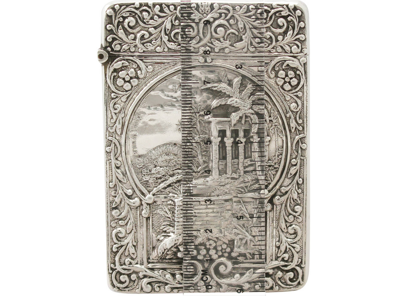Early 20th Century Edwardian Sterling Silver Card Case