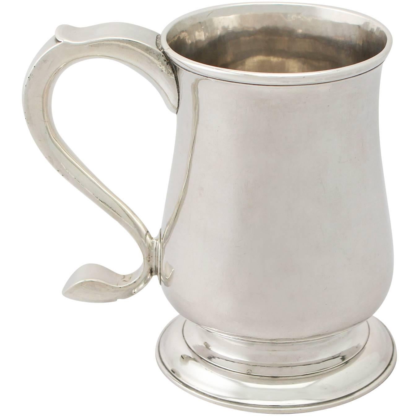 Georgian Newcastle Sterling Silver Pint Mug