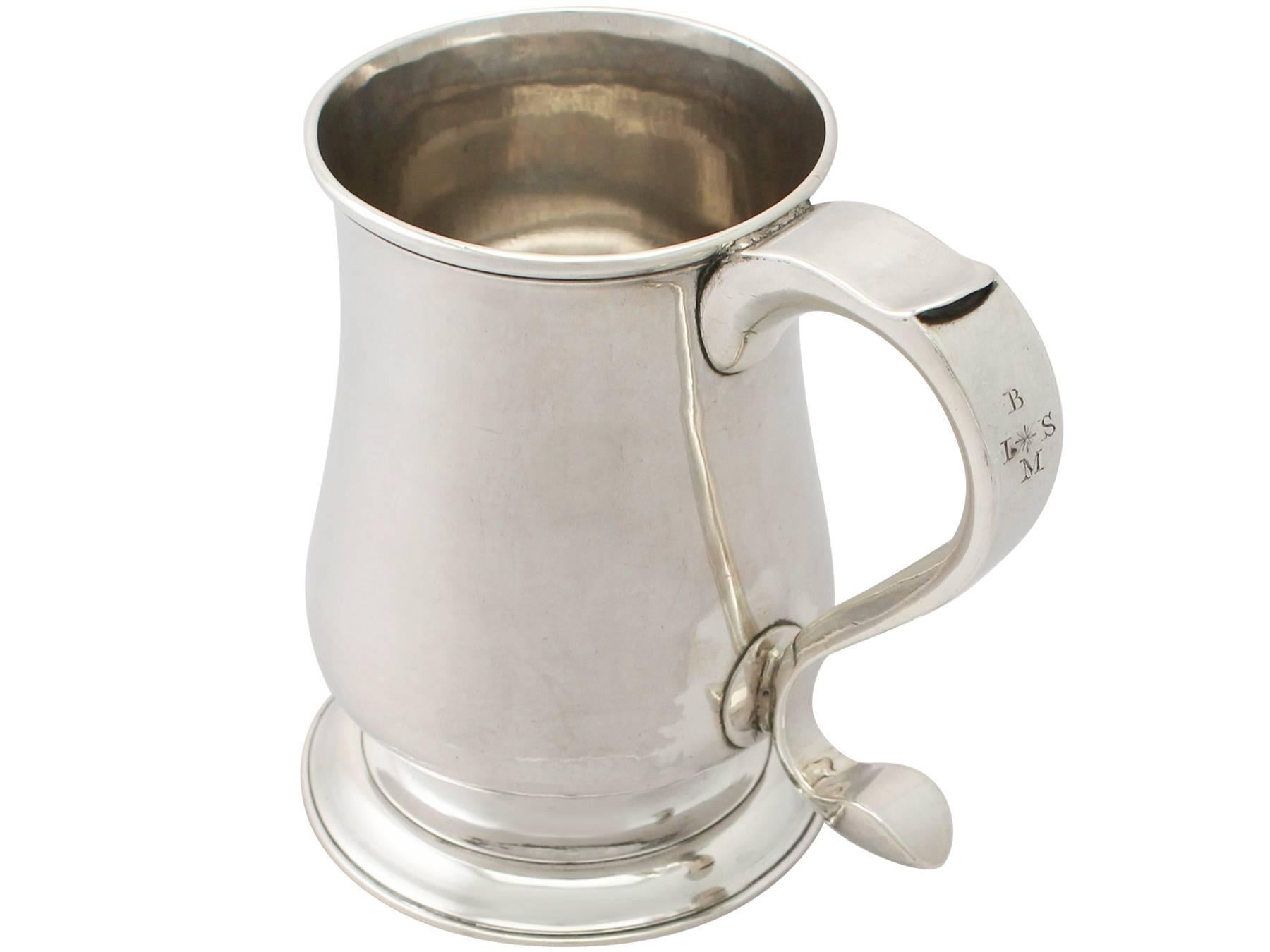 Great Britain (UK) Georgian Newcastle Sterling Silver Pint Mug