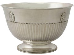 Georgian English Sterling Silver Bowl by Benjamin Smith III