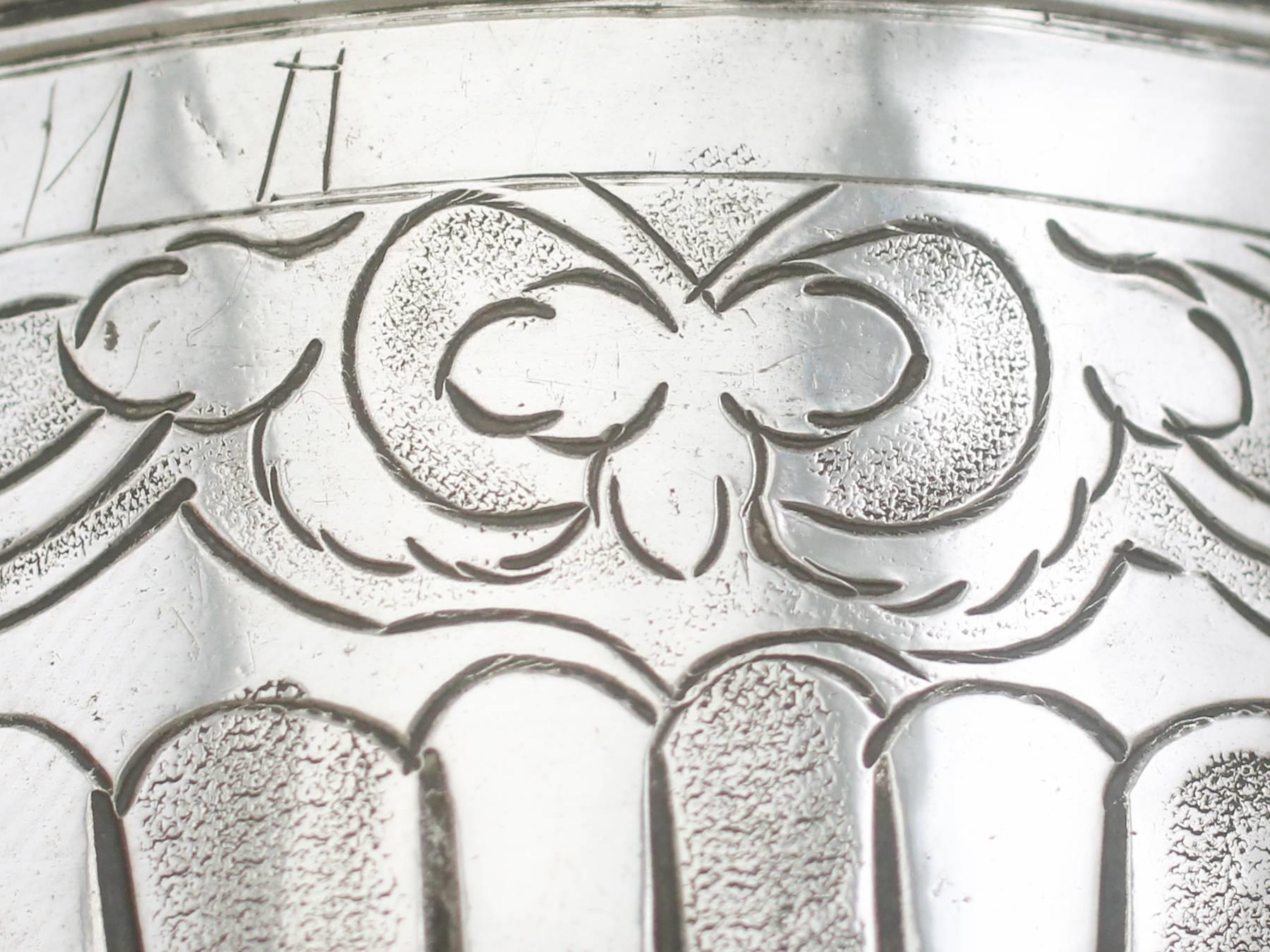 Late 18th Century Antique Russian Silver Drinking Bowl, 1790