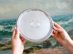 Antique English Britannia Standard Silver Tazza / Centrepiece
