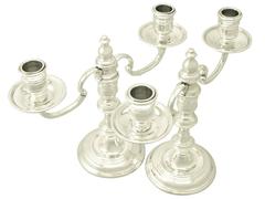 Vintage Sterling Silver Two-Light Candelabra/Centerpiece