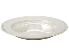 Britannia Silver Armada Dish - Vintage Elizabeth II