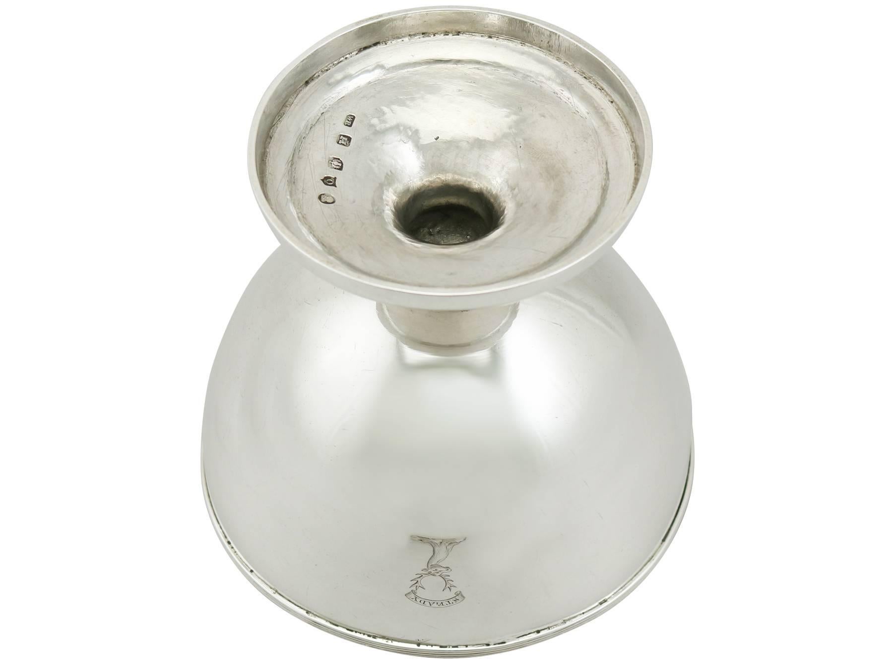 1820's Antique Scottish Sterling Silver Sugar Bowl 2
