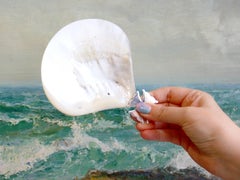 Sterling Silver and Mother of Pearl Ecclesiastical Dish or Paten
