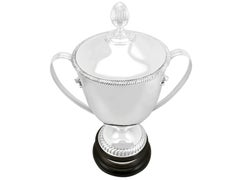 Antique Edwardian Sterling Silver Presentation Cup by Elkington, 1909