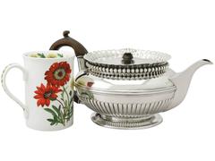 Sterling Silver Teapot by Paul Storr, Antique George III