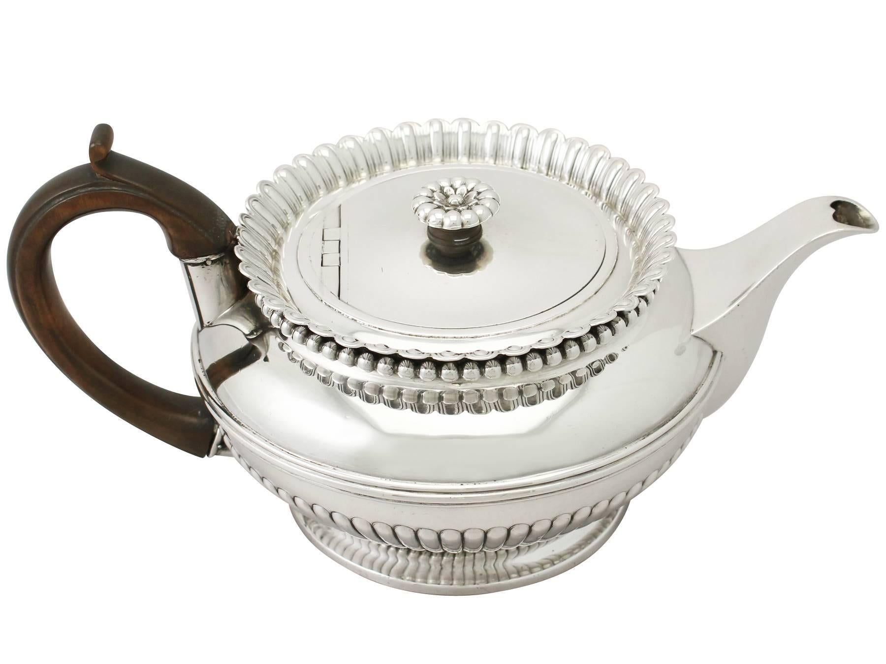 Georgian Sterling Silver Teapot by Paul Storr, Antique George III
