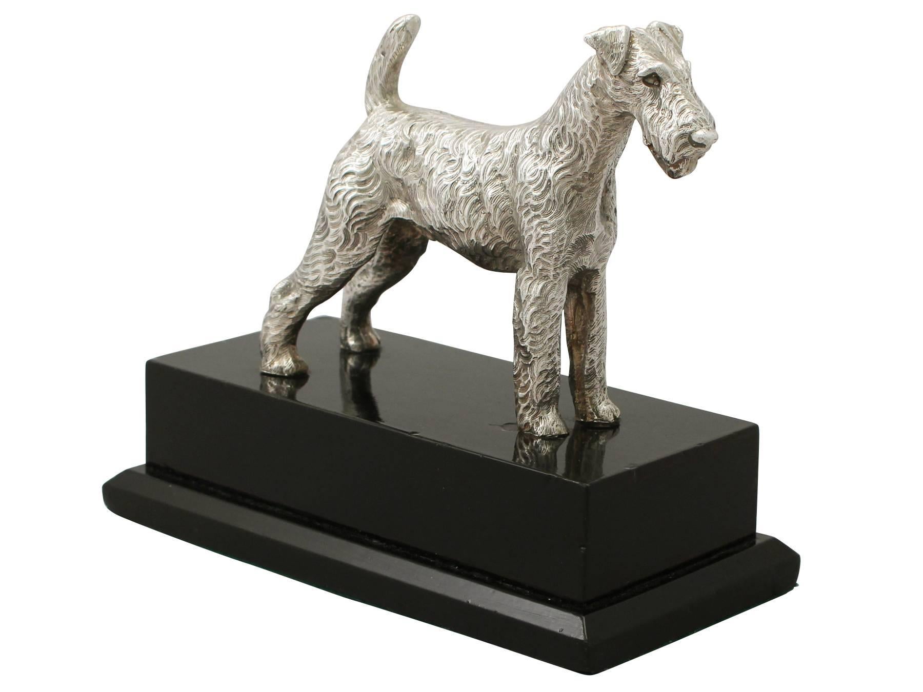 Other Sterling Silver Airedale Terrier Presentation Model