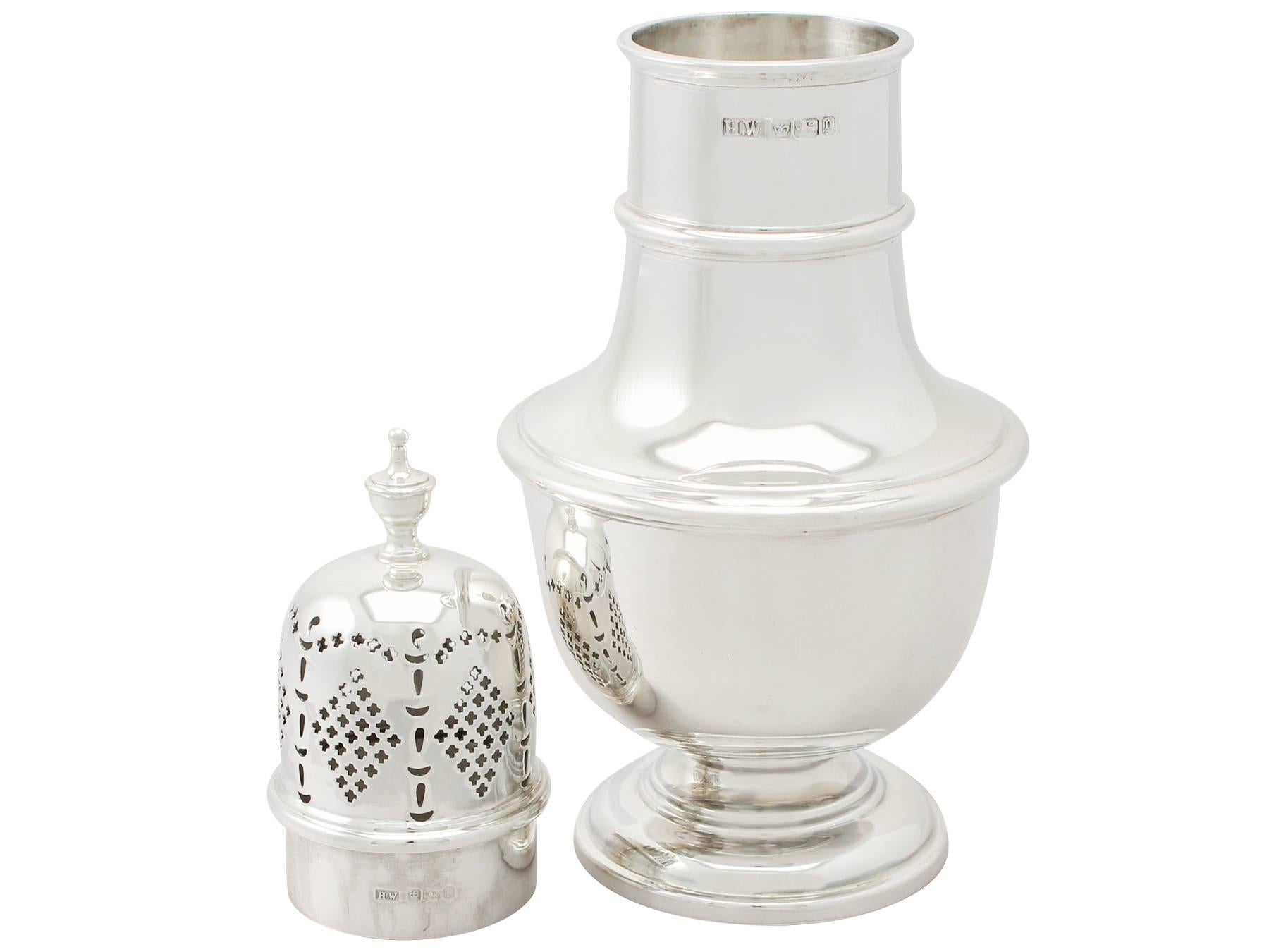 silver sugar caster