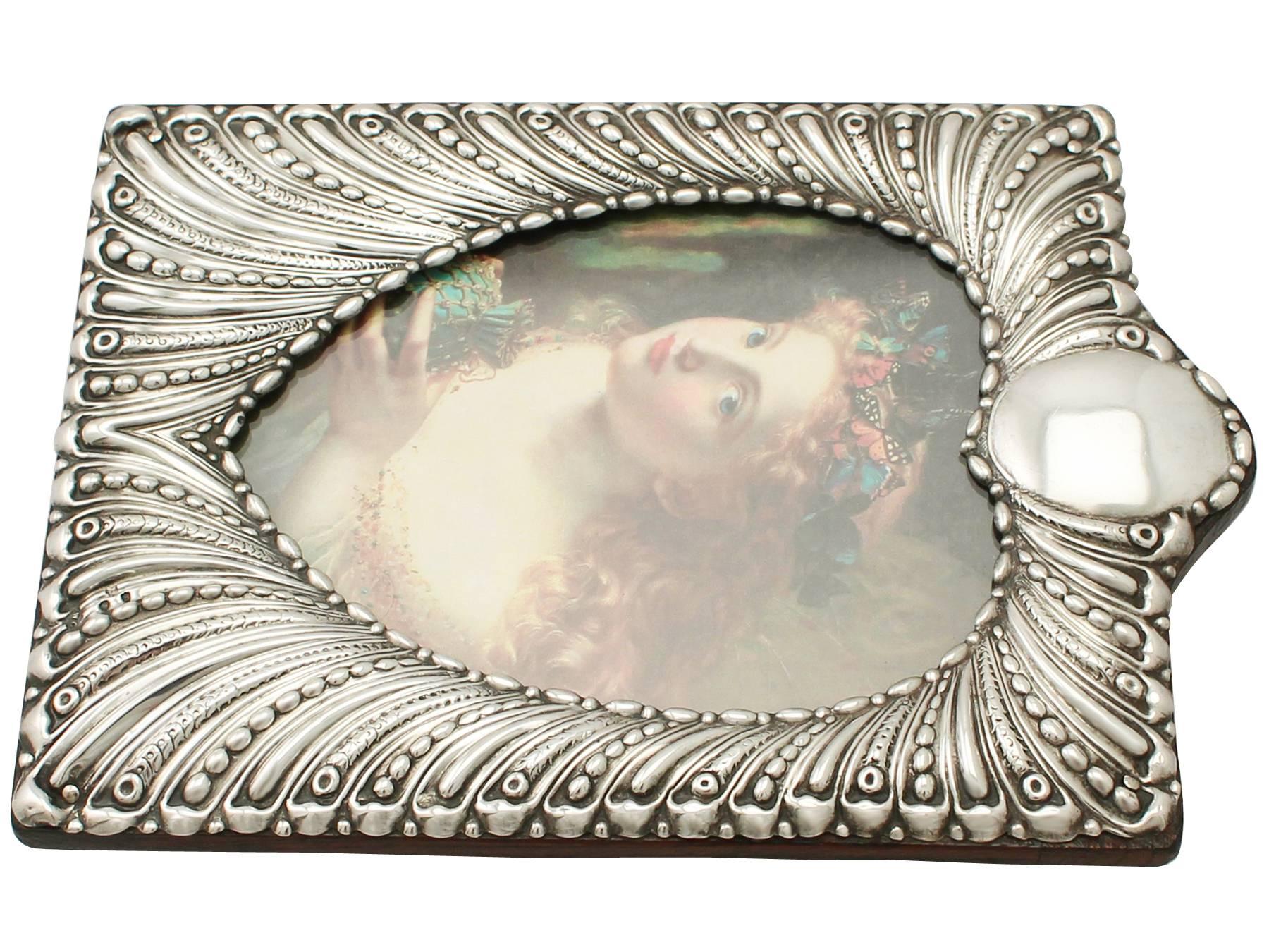 Sterling Silver Photograph Frame - Antique Victorian 1