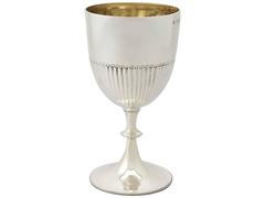 Sterling Silver Goblet - Antique Victorian