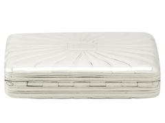 Sterling Silver Snuff Box - Antique George III