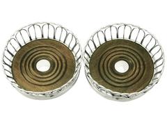 Newcastle Sterling Silver Coasters – Antique George IV