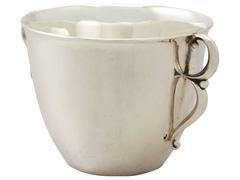 Danish Sterling Silver Two-Handled Tumbler Cup by Georg Jensen - Antique
