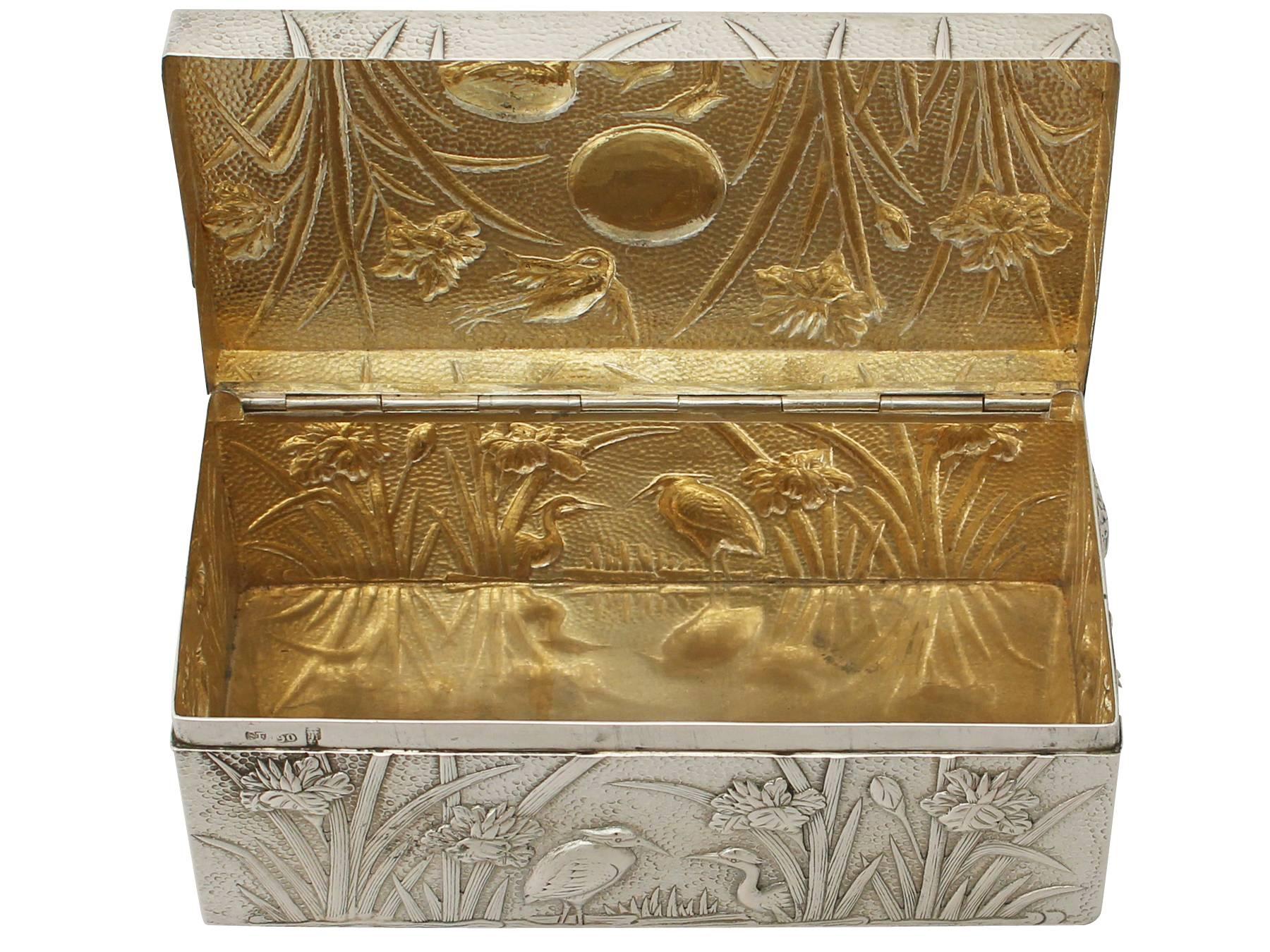 Early 20th Century Chinese Export Silver Box - Antique Circa 1900