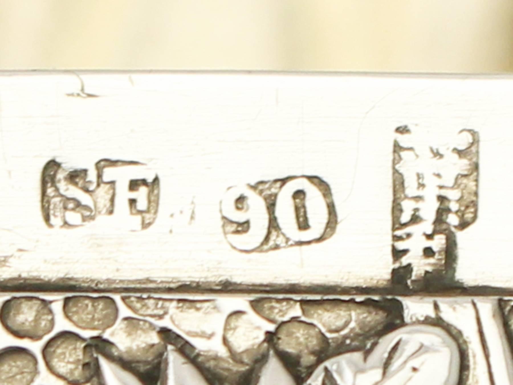 Chinese Export Silver Box - Antique Circa 1900 3