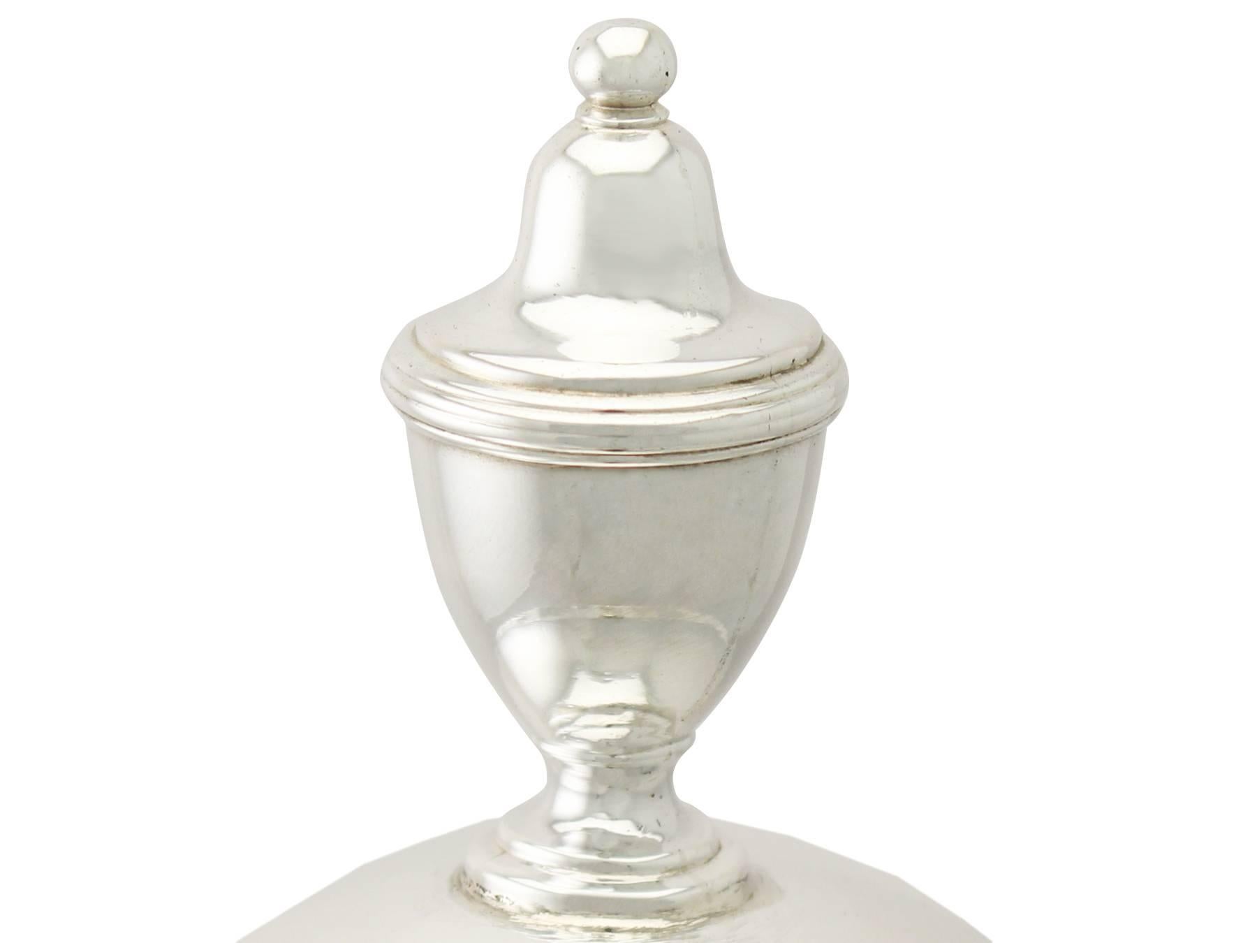 Sterling Silver Samovar in Adams Style, Antique George III 1