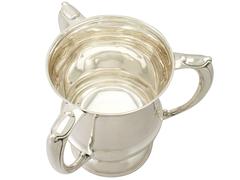 Sterling Silver Presentation/Champagne Cup, Art Nouveau Style, Antique George V