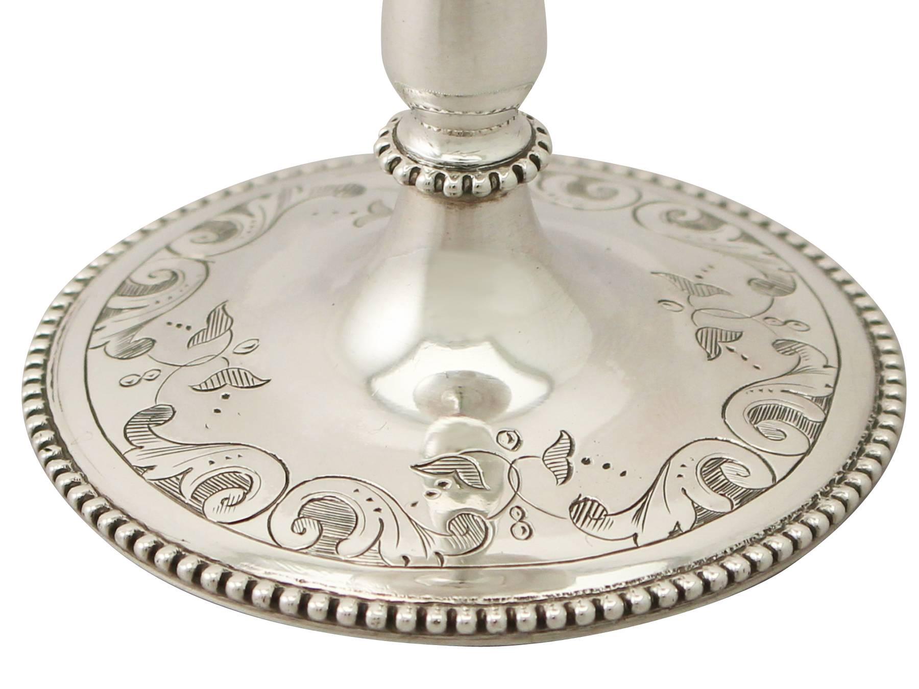 Sterling Silver Goblet, Antique Victorian In Excellent Condition In Jesmond, Newcastle Upon Tyne