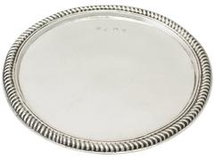 Britannia Standard Silber Tazza/Mitteltisch, antik, William III