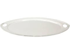 Sterling Silver Drinks Tray, Antique Victorian