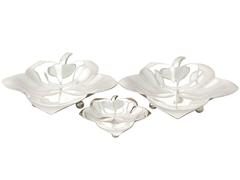 American Sterling Silver Bon Bon Dishes by Tiffany & Co, Vintage 1943