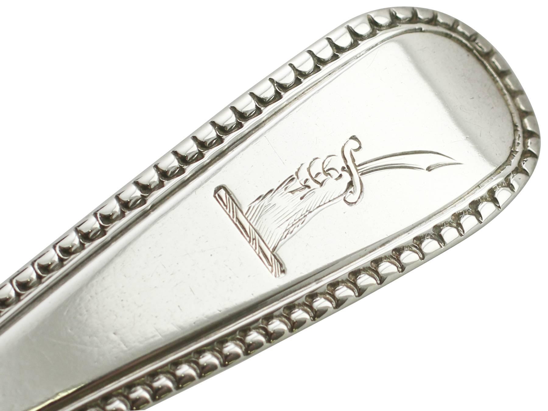 Mid-20th Century Sterling Silver Canteen of Cutlery for 12 Persons, Antique George V