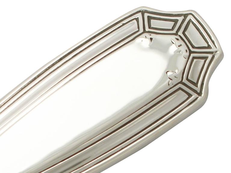 Sterling Silver Shoe Horn by Tiffany and Co, Art Deco Style, Antique