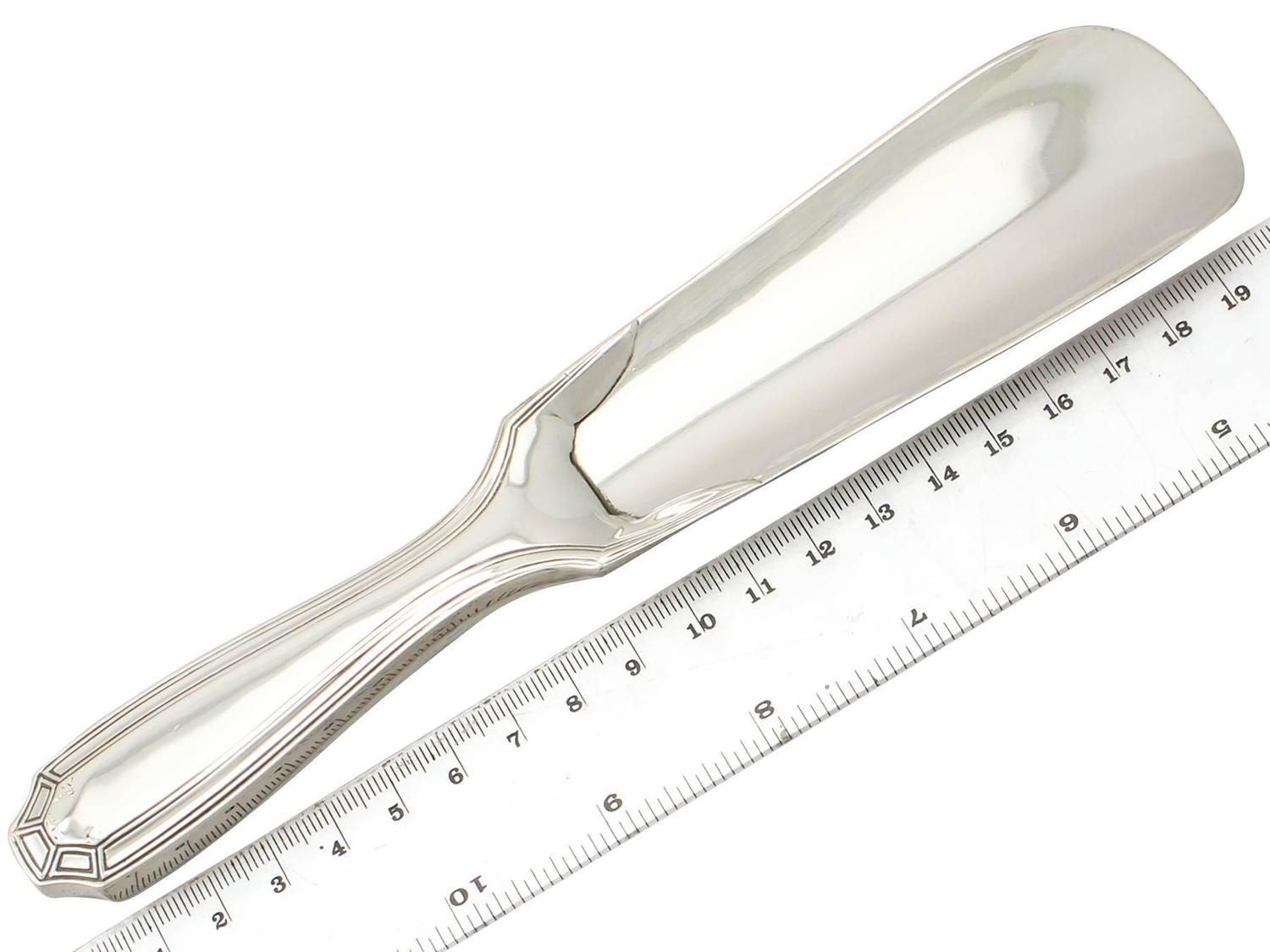 Sterling Silver Shoe Horn by Tiffany and Co, Art Deco Style, Antique