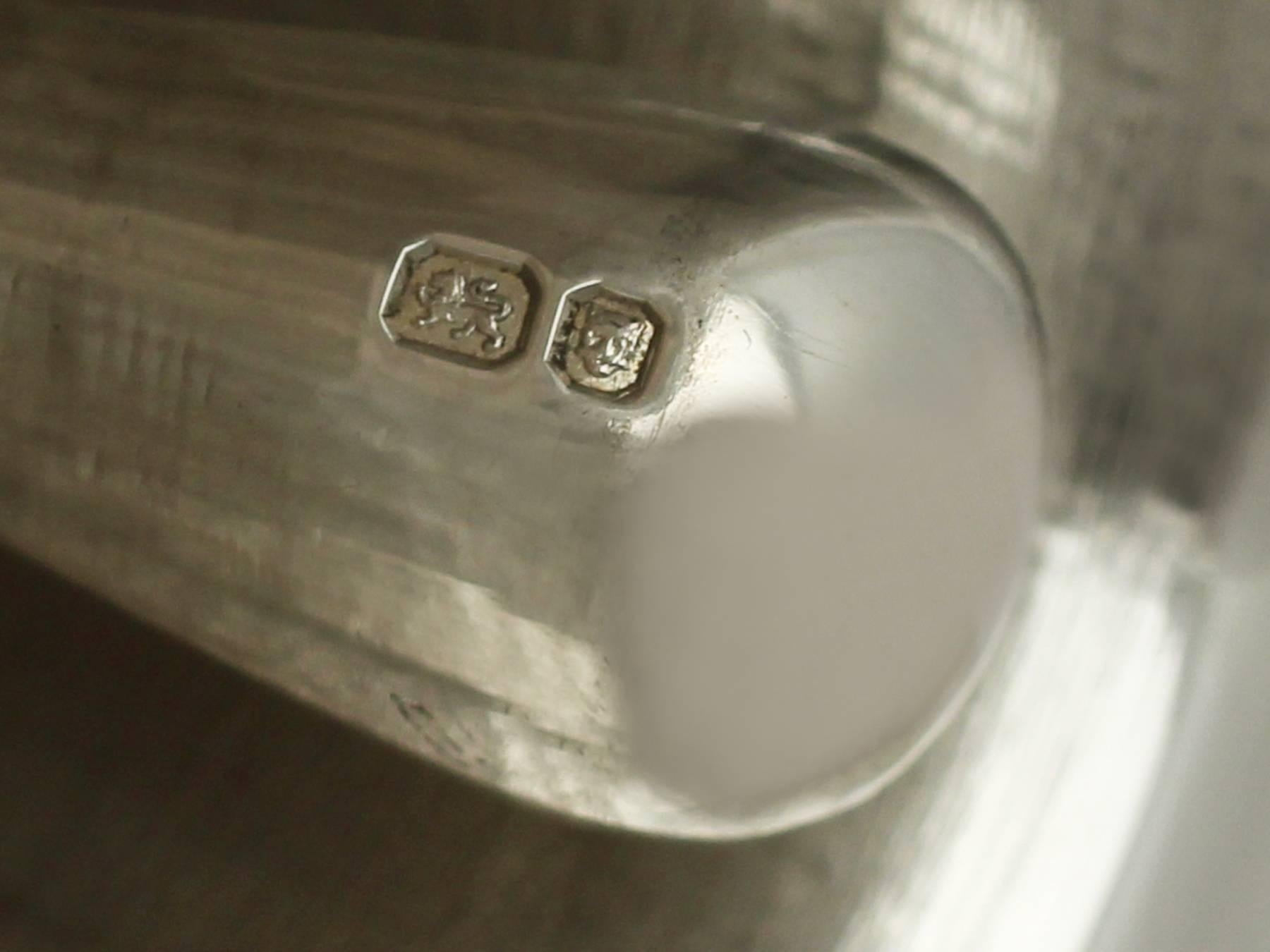 Sterling Silver Table Bell, Vintage Elizabeth II 3