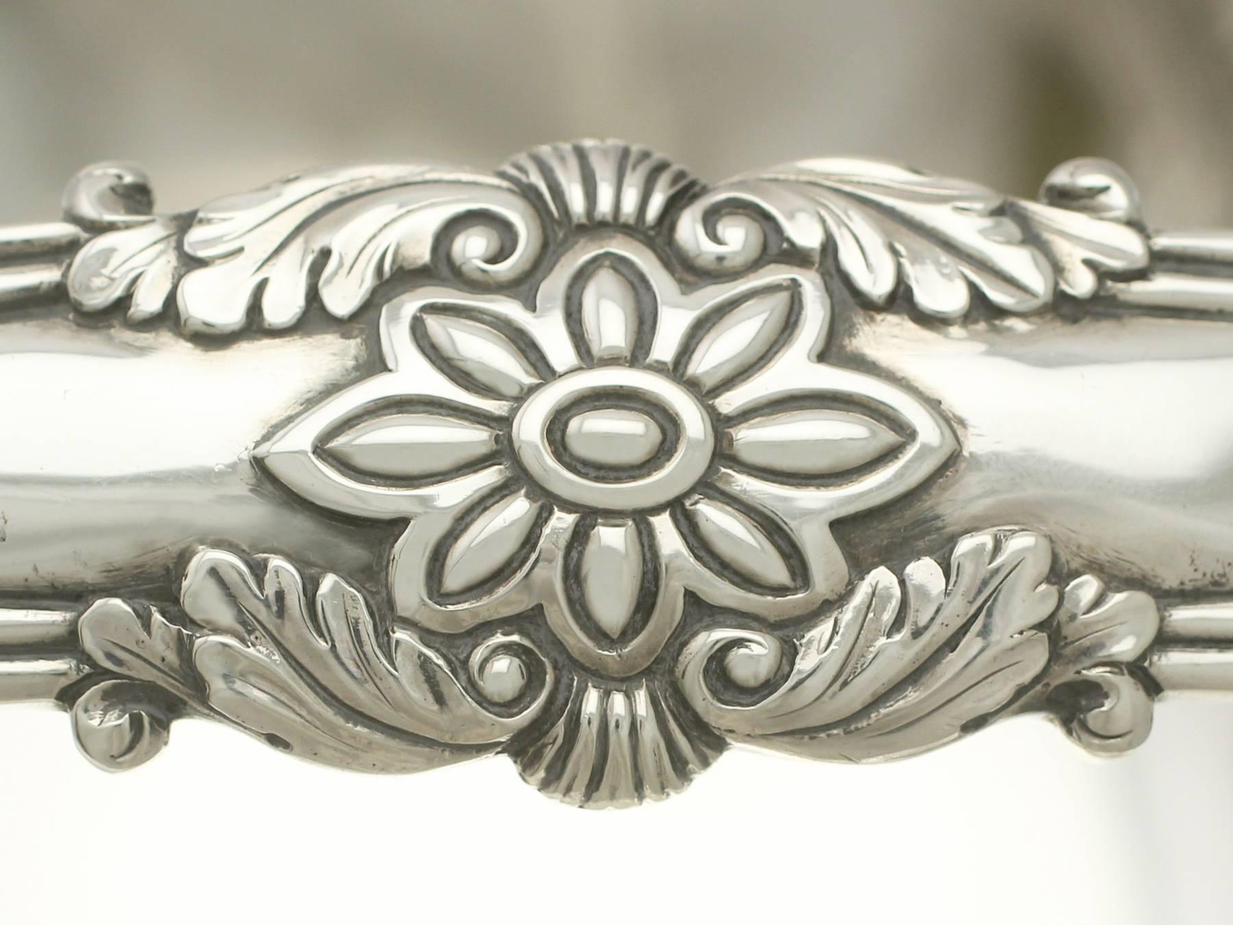 Early 19th Century Antique George III Sterling Silver Cake Basket by Paul Storr