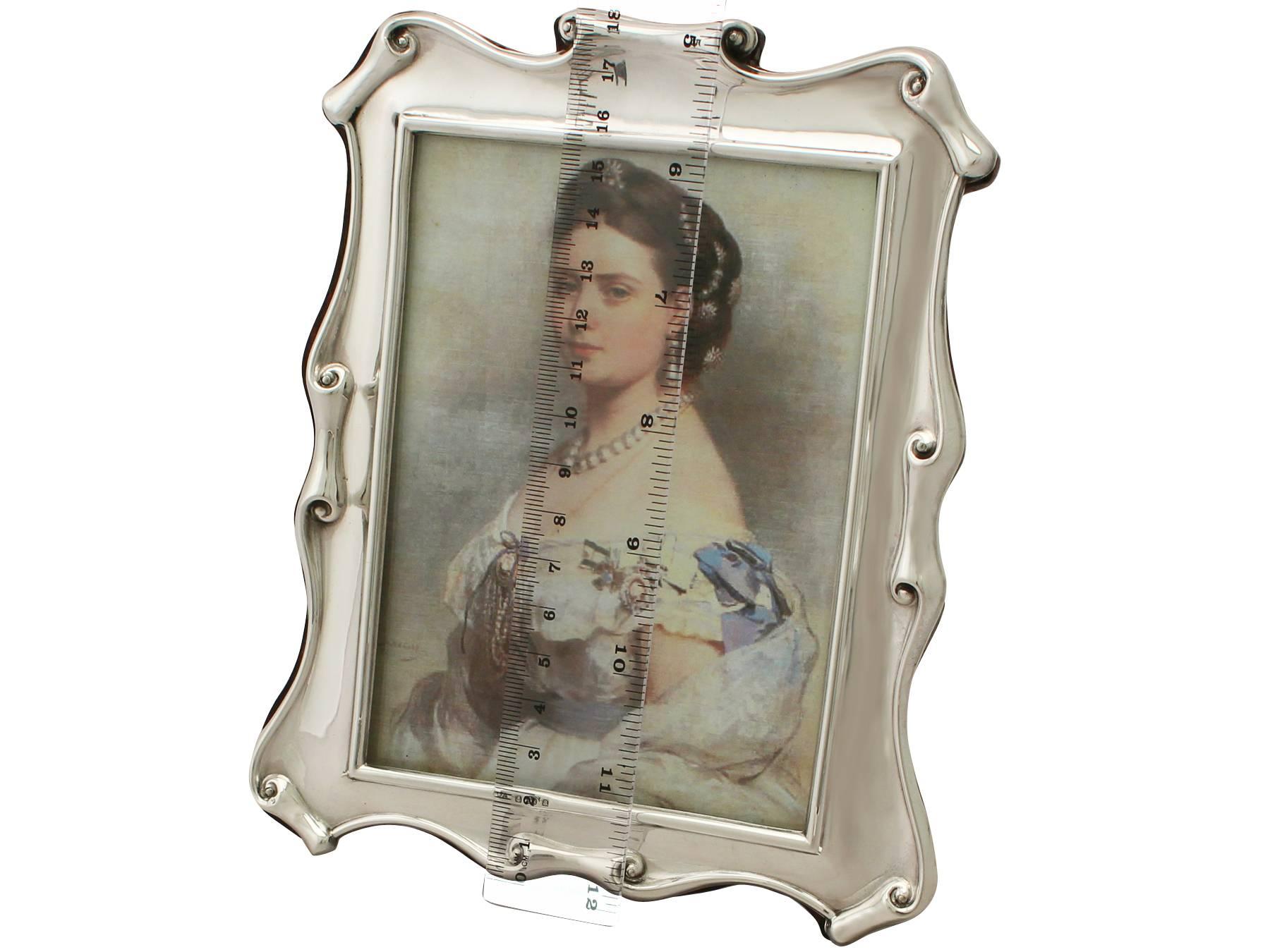 Sterling Silver Photograph Frame, Antique Victorian 4