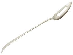 Antike 1800er George III Sterling Silber Old English Soßenlöffel